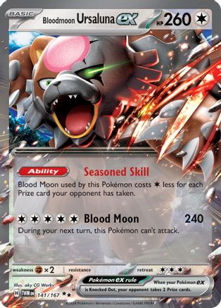 Bloodmoon Ursaluna ex - 141/167 141 - SV06 Twilight Masquerade Holofoil - Poke-Collect