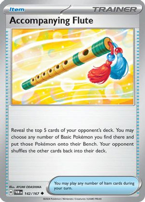 Accompanying Flute 142 - SV06 Twilight Masquerade Reverse Holofoil - Poke-Collect