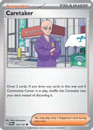 Caretaker - 144/167 144 - SV06 Twilight Masquerade - Poke-Collect