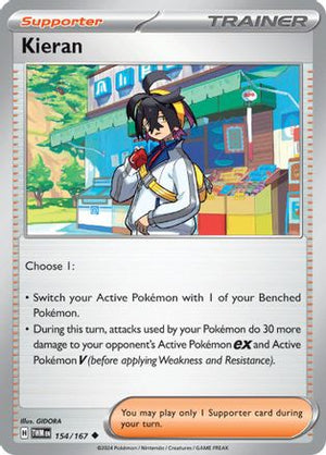 Kieran - 154/167 154 - SV06 Twilight Masquerade Reverse Holofoil - Poke-Collect
