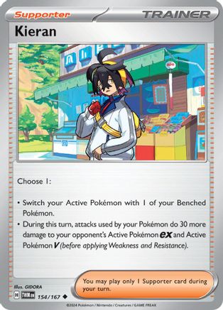 Kieran - 154/167 154 - SV06 Twilight Masquerade - Poke-Collect