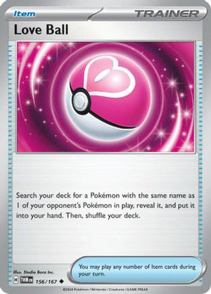 Love Ball 156 - SV06 Twilight Masquerade Reverse Holofoil - Poke-Collect