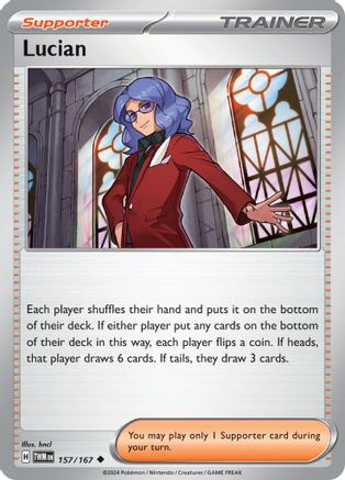 Lucian - 157/167 157 - SV06 Twilight Masquerade Reverse Holofoil - Poke-Collect