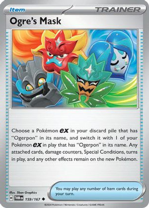 Ogre's Mask 159 - SV06 Twilight Masquerade Reverse Holofoil - Poke-Collect