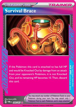 Survival Brace 164 - SV06 Twilight Masquerade Holofoil - Poke-Collect