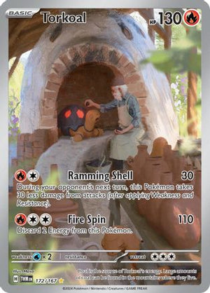 Torkoal 172 - SV06 Twilight Masquerade Holofoil - Poke-Collect