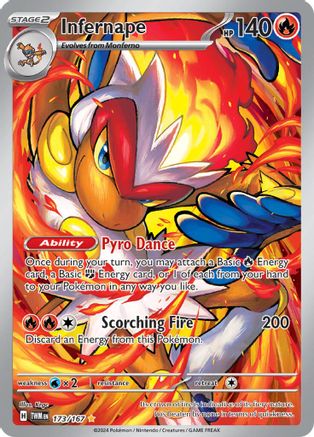 Infernape - 173/167 173 - SV06 Twilight Masquerade Holofoil - Poke-Collect