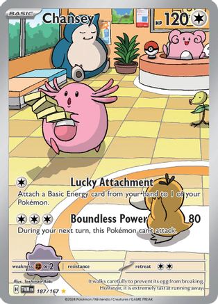 Chansey - 187/167 187 - SV06 Twilight Masquerade Holofoil - Poke-Collect
