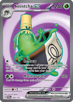 Sinistcha ex - 189/167 189 - SV06 Twilight Masquerade Holofoil - Poke-Collect
