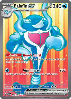 Palafin ex 193 - SV06 Twilight Masquerade Holofoil - Poke-Collect