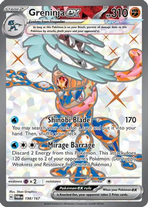 Greninja ex 198 - SV06 Twilight Masquerade Holofoil - Poke-Collect