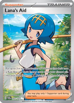 Lana's Aid 207 - SV06 Twilight Masquerade Holofoil - Poke-Collect