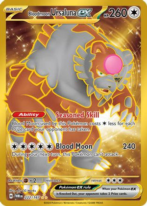 Bloodmoon Ursaluna ex - 222/167 222 - SV06 Twilight Masquerade Holofoil - Poke-Collect
