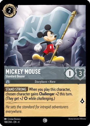 Mickey Mouse - Standard Bearer (188/204) - Ursulas Return