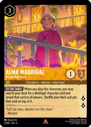 Alma Madrigal - Family Matriarch (2/204) - Ursulas Return Cold Foil