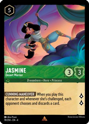 Jasmine - Desert Warrior (78/204) - Ursulas Return Cold Foil - Poke-Collect