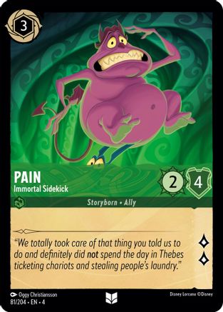 Pain - Immortal Sidekick (81/204) - Ursulas Return Cold Foil