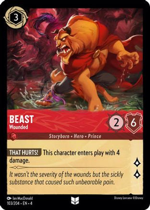 Beast - Wounded (103/204) - Ursulas Return Cold Foil