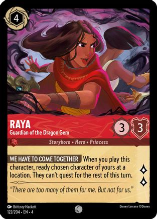 Raya - Guardian of the Dragon Gem (122/204) - Ursulas Return