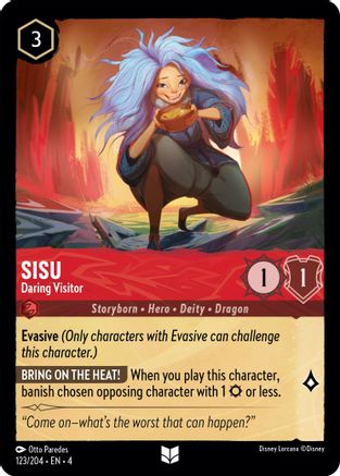 Sisu - Daring Visitor (123/204) - Ursulas Return Cold Foil