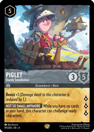 Piglet - Sturdy Swordsman (191/204) - Ursulas Return