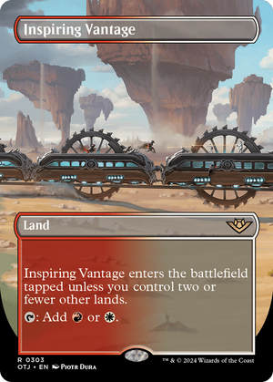 Inspiring Vantage (OTJ-303) - Outlaws of Thunder Junction (Borderless) - Poke-Collect