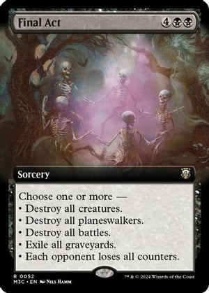 Final Act (Extended Art) (Ripple Foil) (M3C-052) - Modern Horizons 3 Commander Foil