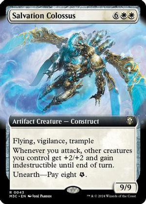 Salvation Colossus (Extended Art) (Ripple Foil) (M3C-043) - Modern Horizons 3 Commander Foil