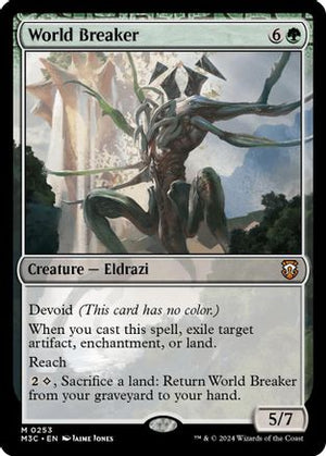 World Breaker (Ripple Foil) (M3C-253) - Modern Horizons 3 Commander Foil