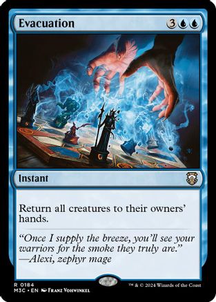 Evacuation (Ripple Foil) (M3C-184) - Modern Horizons 3 Commander Foil
