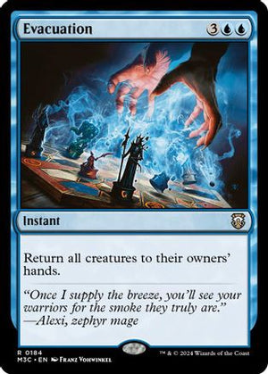 Evacuation (Ripple Foil) (M3C-184) - Modern Horizons 3 Commander Foil