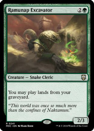 Ramunap Excavator (Ripple Foil) (M3C-241) - Modern Horizons 3 Commander Foil