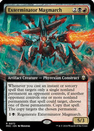 Exterminator Magmarch (Extended Art) (Ripple Foil) (M3C-072) - Modern Horizons 3 Commander Foil