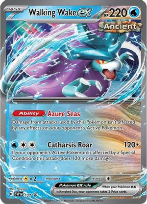 Walking Wake ex 127 - SV Scarlet & Violet Promo Cards Holofoil - Poke-Collect