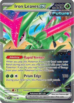 Iron Leaves ex 128 - SV Scarlet & Violet Promo Cards Holofoil - Poke-Collect
