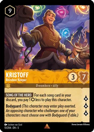 Kristoff - Reindeer Keeper (13/204) - Shimmering Skies