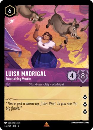 Luisa Madrigal - Entertaining Muscle (45/204) - Shimmering Skies Cold Foil