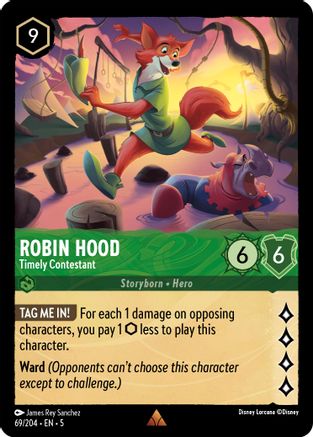 Robin Hood - Timely Contestant (69/204) - Shimmering Skies Cold Foil