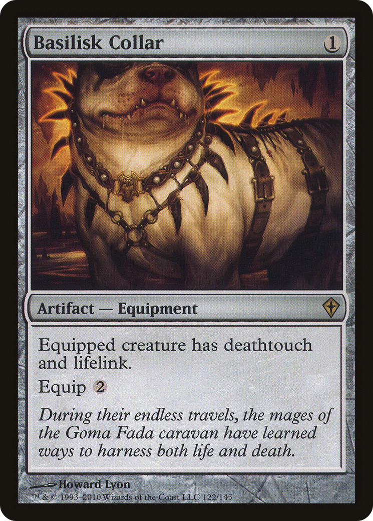 Basilisk Collar (WWK-122) - Worldwake Foil - Poke-Collect