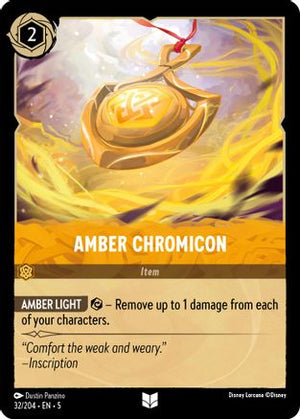 Amber Chromicon (32/204) - Shimmering Skies Cold Foil