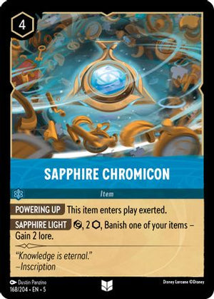 Sapphire Chromicon (168/204) - Shimmering Skies Cold Foil