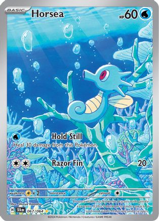 Horsea 67 - SV Shrouded Fable Holofoil - Poke-Collect