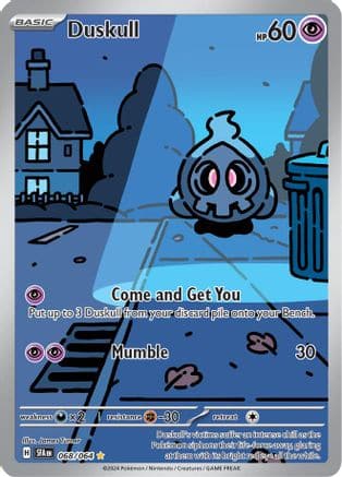 Duskull 68 - SV Shrouded Fable Holofoil