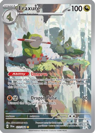 Fraxure 77 - SV Shrouded Fable Holofoil - Poke-Collect