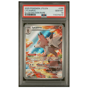 Lycanroc IR Journey Together #166 PSA 10 - Poke-Collect