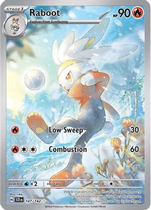 Raboot 147 - SV07 Stellar Crown Holofoil - Poke-Collect