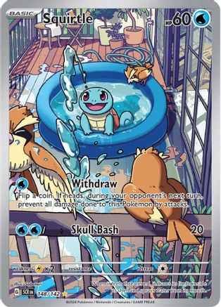 Squirtle 148 - SV07 Stellar Crown Holofoil - Poke-Collect