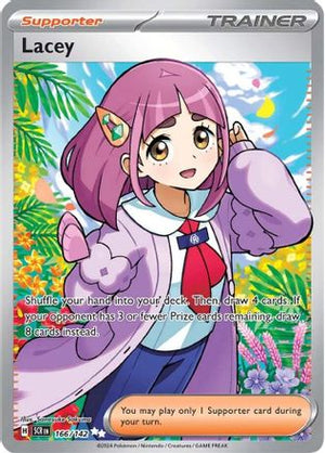 Lacey - 166/142 166 - SV07 Stellar Crown Holofoil - Poke-Collect