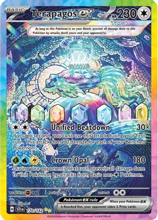 Terapagos ex 170 - SV07 Stellar Crown Holofoil - Poke-Collect