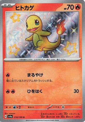 Charmander - 210/190 - SV4a Shiny Treasure ex Holofoil